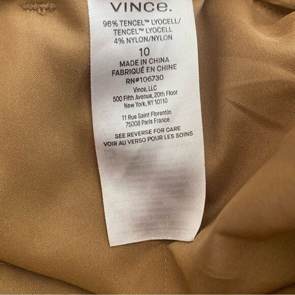 VINCE Wide Leg Trousers Pants Size 10 - Picture 8 of 8